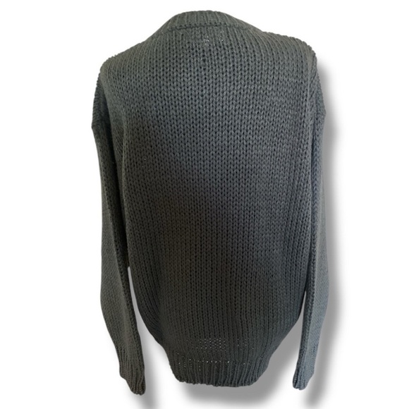 SANTANA CHUNKY KNIT CARDIGAN Crewneck Size Large Acadamia Casual Cabinco… - Picture 7 of 10